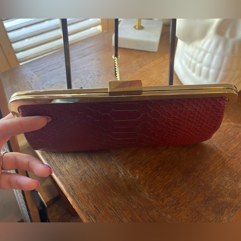 Gorgeous Hobo International Snakeskin Clutcb - Picture 7 of 7